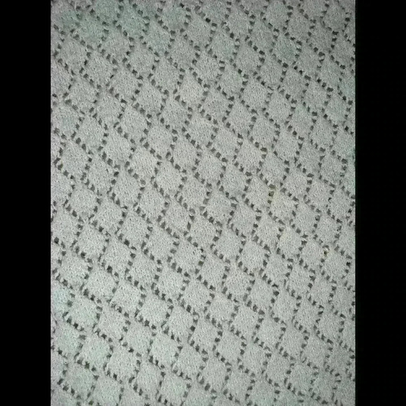 MNG by Mango Cream Crochet Oversized Top - Size S - Picture 2 of 3